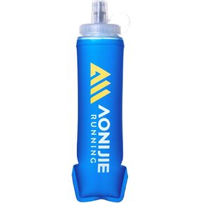 YAPJEB TPU Water Bottle, Portable, Leakproof Soft Flasks, Hydration Packs Accessories for Running, Hiking, Cycling (250 ml/8.45 oz - 2 Packs) in Kuwait