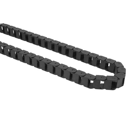 Temperature Black Nylon Chain 10mm X 15mm Inner H X Inner W End Connectors Wire Carrier Drag Chain Machine Tools Compatible with in Saudi Arabia