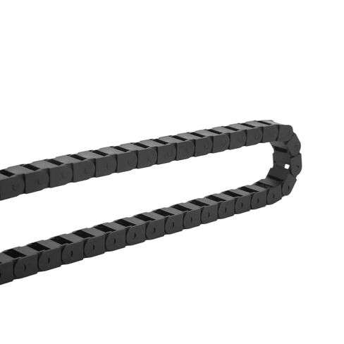 Temperature Black Nylon Chain 10mm X 15mm Inner H X Inner W End Connectors Wire Carrier Drag Chain Machine Tools Compatible with in Saudi Arabia