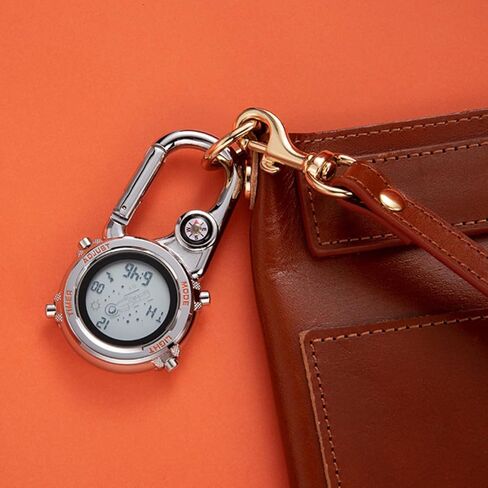 TOYANDONA Clip Watch Carabiner Watch with Compass Unisex Outdoor Sports for Hiking Backpacking in Saudi Arabia
