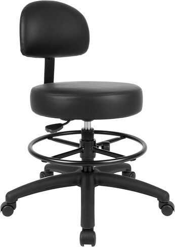 TAKE UR SEAT® كرسي سبا طبي اقتصادي متعدد الأغراض مع مقعد قابل للتعديل وارتفاع خلفي. بطانة مقعد سميكة مريحة وسهلة التنظيف. (ارتفاع الطاولة باللون الأسود) in Kuwait