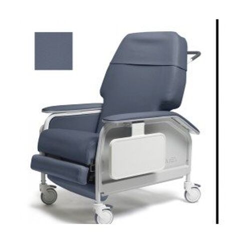 Lumex Extra-Wide Clinical Care Recliner, 24" Seat Width, 450 Lbs Weight Capacity, Medical Power Lift Chair, Blue Ridge, FR587W427 in Saudi Arabia