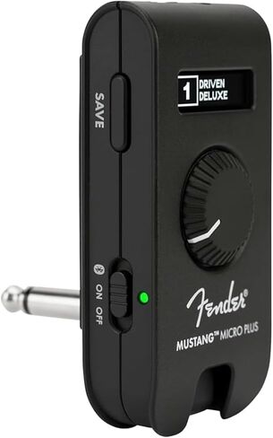 Fender Mustang Micro Plus Headphone Amplifier, Bluetooth Audio Streaming and 50 Amp and Effects Models+ PreSonus HD5 Professional Monitoring Headphones —Wired, Closed-Back Studio Recording Headphones in Saudi Arabia