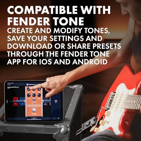 Fender Mustang Micro Plus Headphone Amplifier, Bluetooth Audio Streaming and 50 Amp and Effects Models+ PreSonus HD5 Professional Monitoring Headphones —Wired, Closed-Back Studio Recording Headphones in Saudi Arabia
