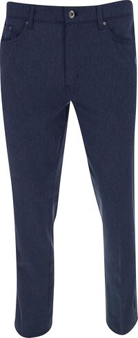 Greg Norman MICROLUX 5 Pocket Heathered Dark Navy Heather Pants Men 36W x 30L in Saudi Arabia