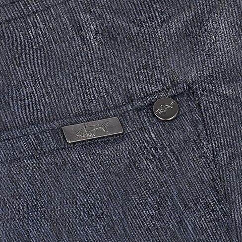 Greg Norman MICROLUX 5 Pocket Heathered Dark Navy Heather Pants Men 36W x 30L in Saudi Arabia