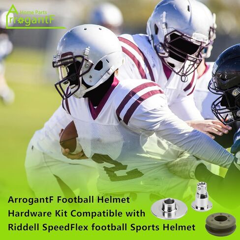 خوذة كرة القدم الصغيرة سريعة الإصدار، مجموعة الدبوس المتوافقة مع خوذة Riddell Speed ​​& SpeedFlex، تحافظ على نظام تثبيت حزام الذقن لخوذة الرجبي للشباب، وتتضمن دبوس التحرير السريع، وحلقة معدنية، ووعاء in Kuwait