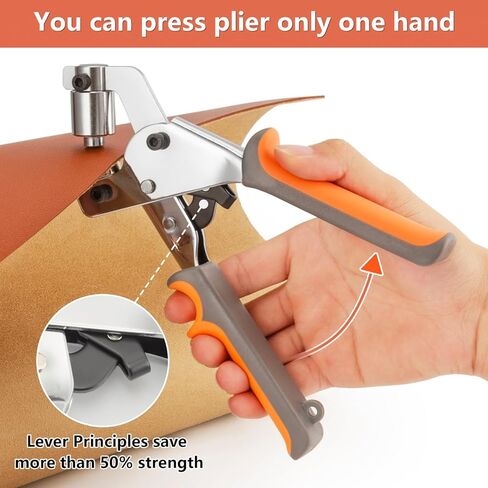 Grommet Tool Kit - 3/8 Inch Eyelet Tool kit,Heavy Duty Manual Grommet Press Machine with 500PCS Metal Grommets for Fabric, Tarps, Banners, Curtains. in Kuwait