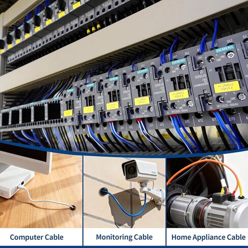 100PCS Rubber Grommet Kit, 8 Sizes Hollow Firewall Hole Plug Assortment, Rubber Grommets for Wire, Wiring, Automotive, Cord Organization, 1/4", 5/16", 3/8", 7/16", 1/2", 5/8", 3/4'', 7/8", 1'' in Kuwait