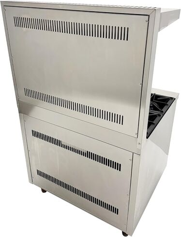 موقد غاز تجاري من الفولاذ المقاوم للصدأ مكون من 6 شعلات مع فرن المطبخ in Kuwait