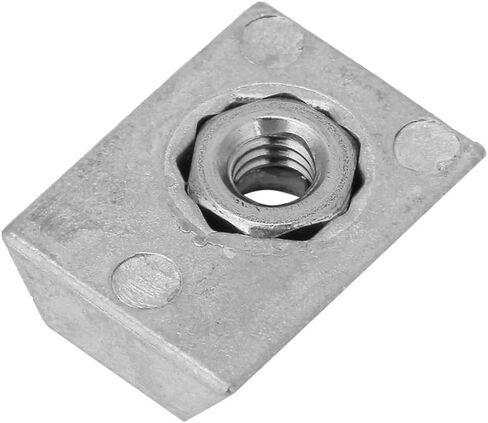 Z042M Zinc Alloy Metal Single Slot Nut, Lathe Parts Accessories, High Quality Linear Motion Component with Compact Size for Machine Tool Fixing, Durable Zinc Alloy Construction in Saudi Arabia