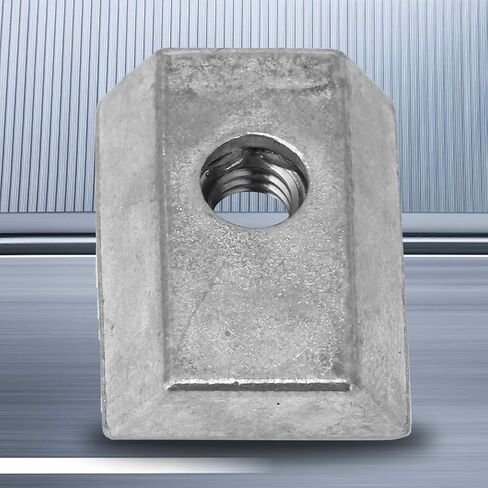 Z042M Zinc Alloy Metal Single Slot Nut, Lathe Parts Accessories, High Quality Linear Motion Component with Compact Size for Machine Tool Fixing, Durable Zinc Alloy Construction in Saudi Arabia