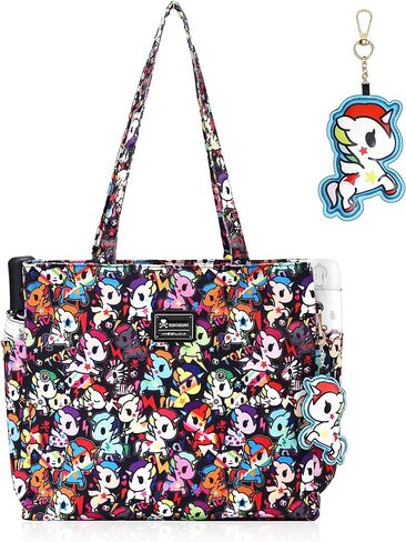 Tokidoki Unicorno حقيبة حقيبة الكتف كيس القماش للمحافظ للنساء لطيف المتسوق حقيبة اليد حقيبة سفر سحر السفر in Saudi Arabia