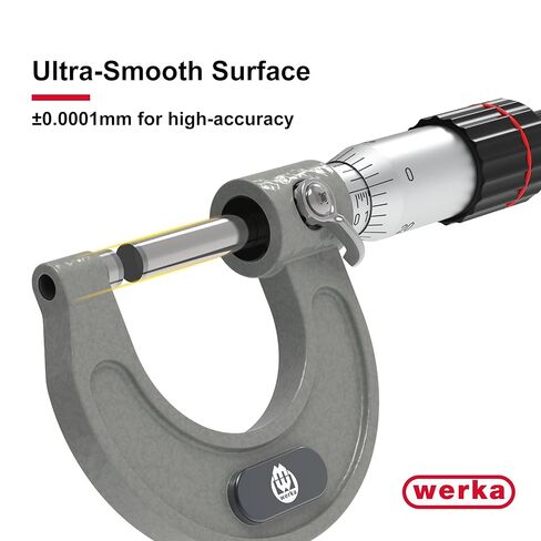 ميكرومتر خارجي احترافي، نطاق 0-1 بوصة مع تدرجات 0.0001 بوصة، أداة قياس دقيقة مع توقف السقاطة، تتضمن حقيبة تخزين in Kuwait