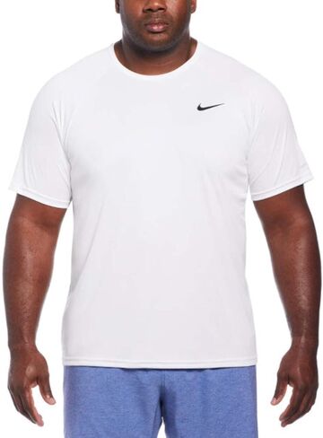 Nike Men's Dri-Fit UPF 40+ Hydroguard Swim Tee (الولايات المتحدة ، ألفا ، متوسطة ، منتظمة ، منتظمة ، لعبة رويال) in Kuwait