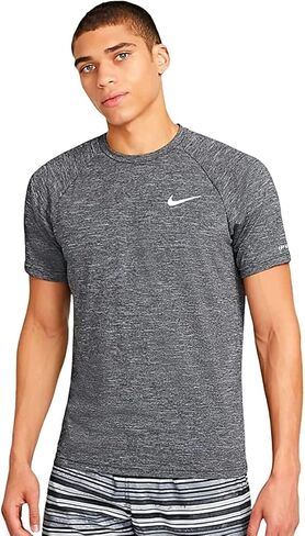 Nike Men's Dri-Fit UPF 40+ Hydroguard Swim Tee (الولايات المتحدة ، ألفا ، متوسطة ، منتظمة ، منتظمة ، لعبة رويال) in Kuwait