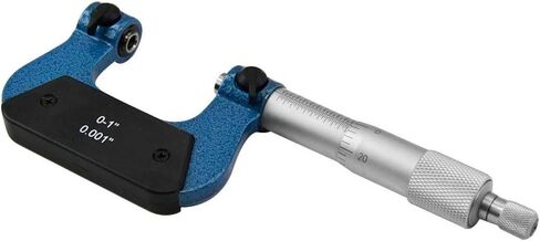 0-1" Range Screw Thread Micrometer Kit with 5 Pairs of Anvil 60 Degree in Saudi Arabia