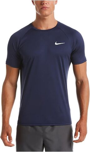 Nike Men's Dri-Fit UPF 40+ Hydroguard Swim Tee (الولايات المتحدة ، ألفا ، متوسطة ، منتظمة ، منتظمة ، لعبة رويال) in Kuwait
