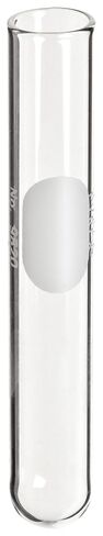 Corning Pyrex 9820-16X Borosilicate Glass Round Bottom 15mL Reusable Rimless Culture Tube, 16mm OD x 125mm Length, Clear (Pack of 72),T3020-6 in Saudi Arabia