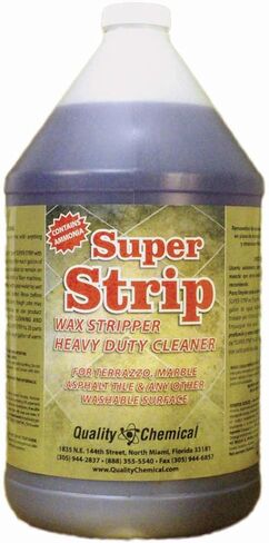 Quality Chemical Super Strip Commercial Floor Wax Stripper with Ammonia / 1 gallon (128 oz.) in Kuwait