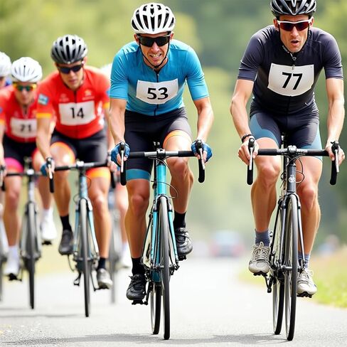 XTACER Running Race Bibs Large Numbers with Safety Pins (Any 1-500) ([4"x7"] Numbers 001-50) in Kuwait