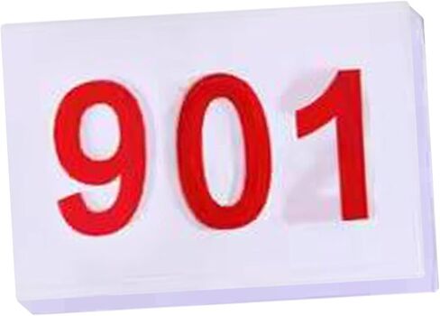 Running Bib Numbered Bibs Reusable Washable Numbers Sports Bib for Basketball, Gymnastics, Race Events, 901 to 1000 in Kuwait