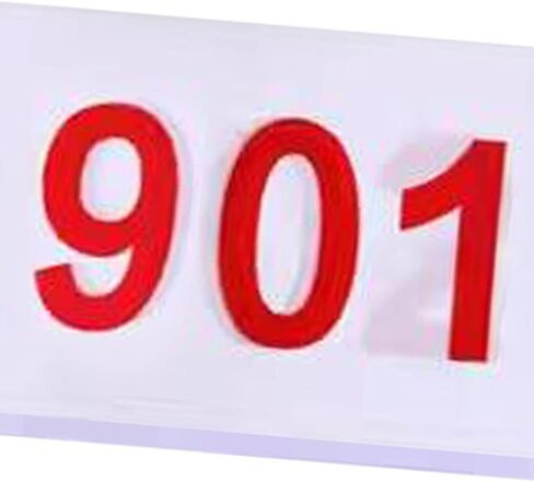 Running Bib Numbered Bibs Reusable Washable Numbers Sports Bib for Basketball, Gymnastics, Race Events, 901 to 1000 in Kuwait