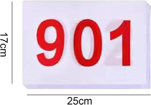 Running Bib Numbered Bibs Reusable Washable Numbers Sports Bib for Basketball, Gymnastics, Race Events, 901 to 1000 in Kuwait