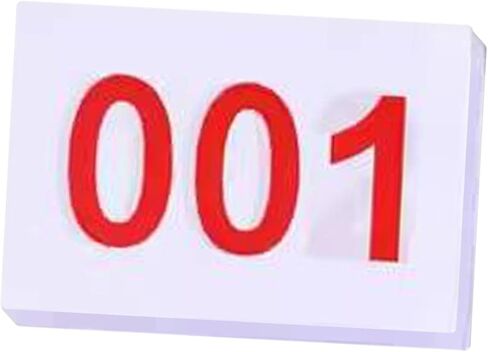 Running Bib Numbered Bibs Reusable Washable Numbers Sports Bib for Basketball, Gymnastics, Race Events, 001 to 100 in Kuwait