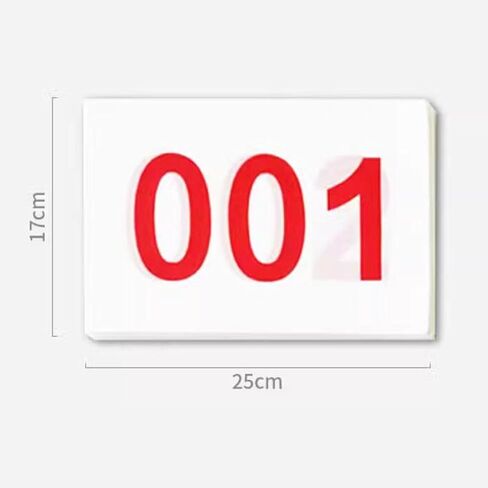Running Bib Numbered Bibs Reusable Washable Numbers Sports Bib for Basketball, Gymnastics, Race Events, 001 to 100 in Kuwait