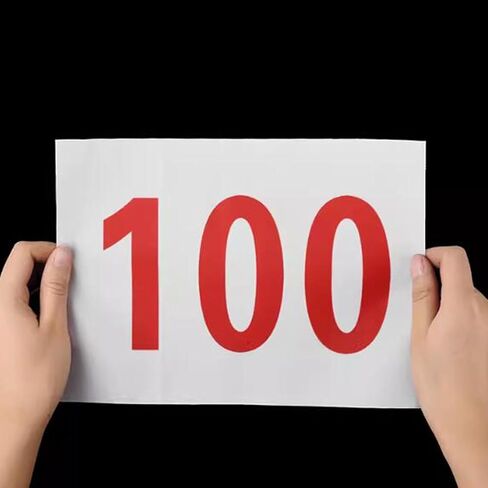 Running Bib Numbered Bibs Reusable Washable Numbers Sports Bib for Basketball, Gymnastics, Race Events, 001 to 100 in Kuwait