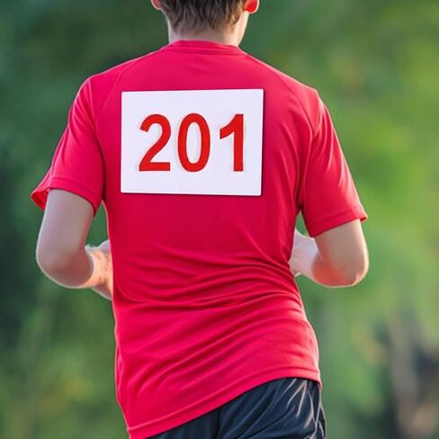 Running Bib Numbered Bibs Reusable Washable Numbers Sports Bib for Basketball, Gymnastics, Race Events, 201 to 300 in Kuwait