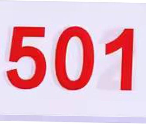 Running Bib Numbered Bibs Reusable Washable Numbers Sports Bib for Basketball, Gymnastics, Race Events, 501 to 600 in Kuwait