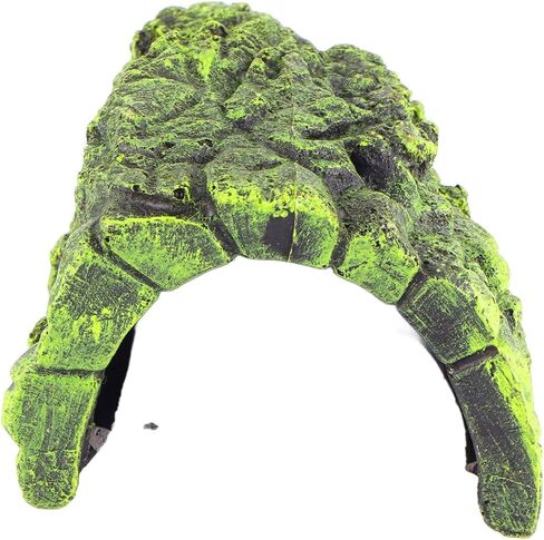 Reptile Hideouts Basking Reptile Hide Lizards s Resin Hiding Cave Ornament for Aquarium Reptile Terrarium(L) in Kuwait