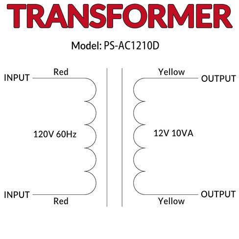 12V/10VA AC Power Transformer Input 120V/60HZ Single Phase for Audio Devices Lighting Power Supplies 120V to 12V Converter Transformer in Kuwait