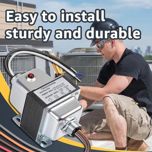 TR50VA008 Transformer 480/277/240/208V to 120V 50VA Transformer with Circuit Breaker Foot and Dual Threaded Hub Mount for Industrial, Heating, Air Conditioning Control Applications Replace TR50VA008 in Kuwait