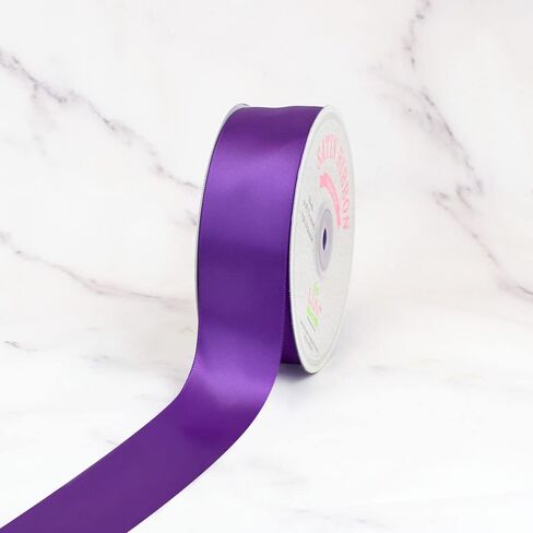 Creative Ideas Solid Satin Ribbon, 1-1/2-Inch by 50 Yard, Fuchsia, Solid in Saudi Arabia