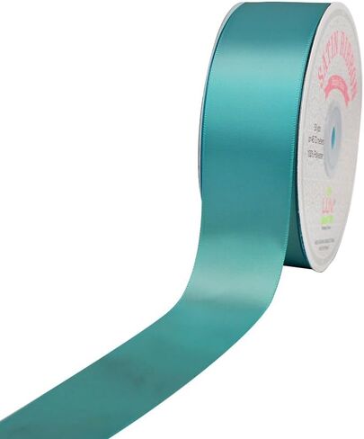 Creative Ideas Solid Satin Ribbon, 1-1/2-Inch by 50 Yard, Fuchsia, Solid in Saudi Arabia