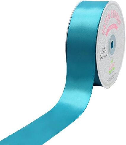 Creative Ideas Solid Satin Ribbon, 1-1/2-Inch by 50 Yard, Fuchsia, Solid in Saudi Arabia
