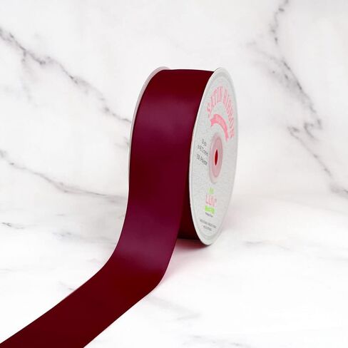 Creative Ideas Solid Satin Ribbon, 1-1/2-Inch by 50 Yard, Fuchsia, Solid in Saudi Arabia