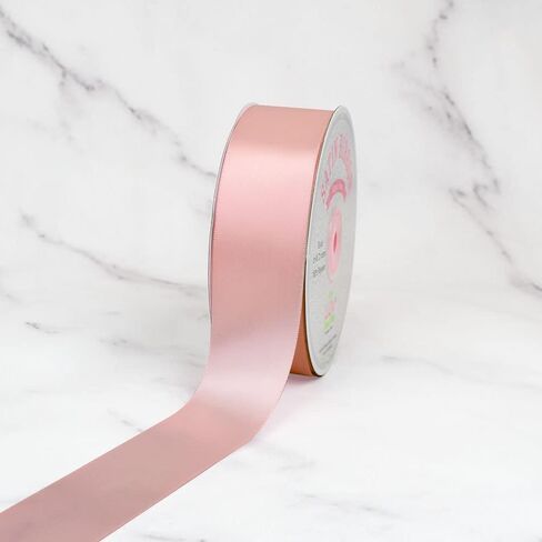 Creative Ideas Solid Satin Ribbon, 1-1/2-Inch by 50 Yard, Fuchsia, Solid in Saudi Arabia