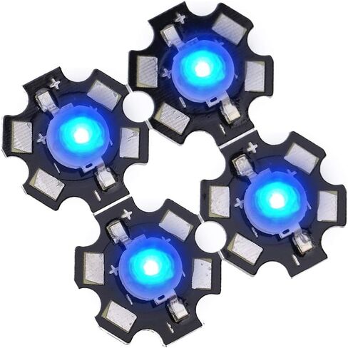 3W High Power LED Lamp Beads Emitter Diode Chips Sturdy Brightness Low Consumption for DIY Lighting Fixtures General Illumination Various Lights in Kuwait