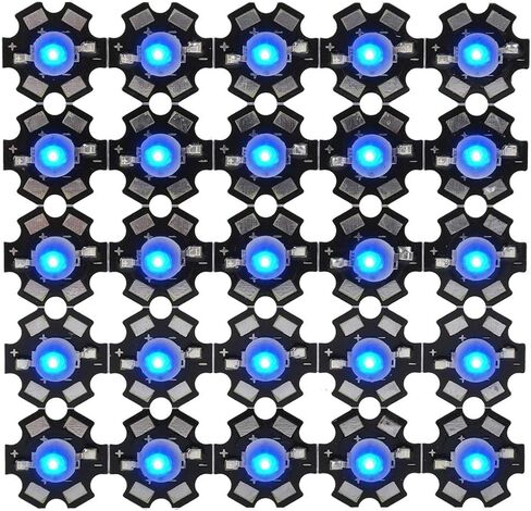 3W High Power LED Lamp Beads Emitter Diode Chips Sturdy Brightness Low Consumption for DIY Lighting Fixtures General Illumination Various Lights in Kuwait