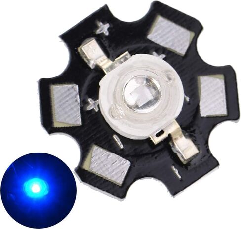 3W High Power LED Lamp Beads Emitter Diode Chips Sturdy Brightness Low Consumption for DIY Lighting Fixtures General Illumination Various Lights in Kuwait