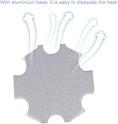 3W High Power LED Lamp Beads Emitter Diode Chips Sturdy Brightness Low Consumption for DIY Lighting Fixtures General Illumination Various Lights in Kuwait