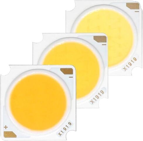 10pcs 1919 10W 20W 30W 40W LED COB Chip Light-Emitting Diode Imported Bridgelux Crystal Chip DC30-33V DIY Downlight Panel Light Led Beads(Warm White 3000K,10W 10pcs) in Kuwait
