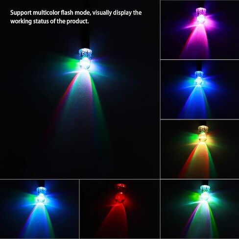 50 قطعة صمامات باعثة للضوء سلكية متعددة الألوان فلاش LED صمامات باعثة للضوء مجموعة سلكية مستديرة الرأس خرز مؤشر للسيارات المنزلية ذاتية الصنع in Kuwait