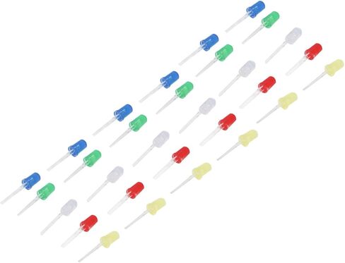 مجموعة متنوعة من الصمام الثنائي الباعث للضوء LED، مكونات لمبة لمبة طويلة العمر موفرة للطاقة لعرض حركة المرور والإضاءة المدنية للسيارات in Kuwait