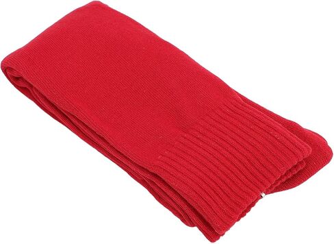 Dan&Dre Breathable Fence Socks, Thickened Stretchy Cotton Knee Socks for Training Game, Red, with Excellent Sweat Absorption Properties, Air Circulation (XS) in Kuwait