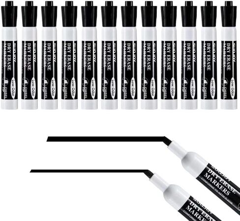 Dry Erase Markers, Chisel Tip Whiteboard Markers, Low Odor Thick Dry Markers, 36 Bulk 4 Assorted Color Markers for Kids/Teachers in Kuwait